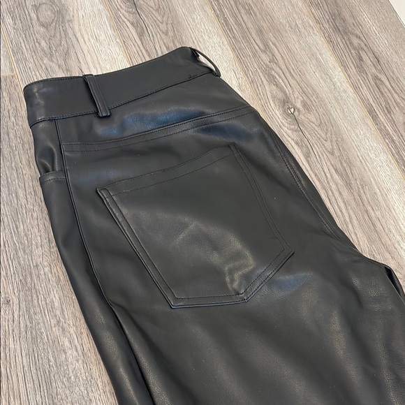 Dynamite Black Faux Leather Pants - Picture 3 of 8